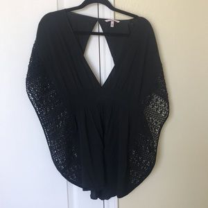 ‼️Last chance‼️ Victoria Secret Beach Coverup (Black, Med)